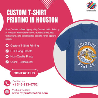 Houston, Business, Custom T-Shirt Printing In Houston