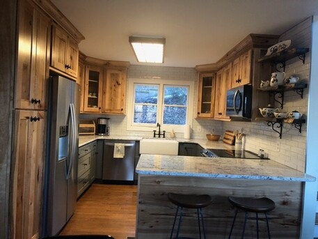New York, Interior Design, Stylish Storage With Shelving Installation White Oak NC
