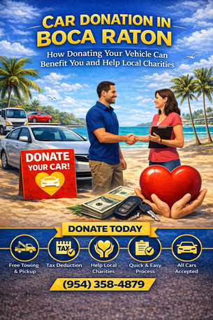 Miami, Automotive, Car Donation In Boca Raton &ndash; Fast, Free & Hassle-Free