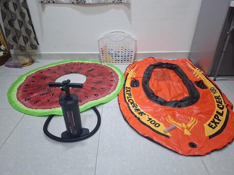 Dammam, Baby & Kid Stuff, SAR 75,  Kids Beach Boat & Air Tyre With Air Pump