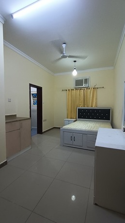 Gudaibiya, Rooms Available, BHD 120/month,  Furnished,  Semi Furnished 1 Bedroom Attached Flat GUDAIBIYA Near Aster Clinic @ 120/-BHD