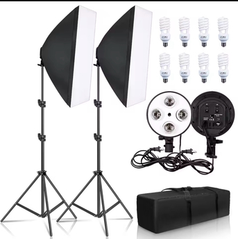 Al Rawdah, Appliances, SAR 150,  Softbox Lighting Tool Kit For Photograpy And Videography