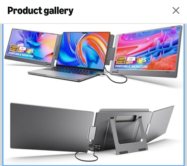 Al Rawdah, Electronics, SAR 800,  Dual Extended Portable Display For Laptop