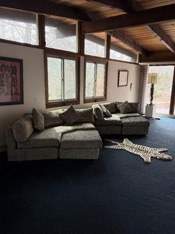 New York, Furniture, USD 600,  Contemporary Sectional W/ Chaise &ndash; Minimalist Luxury Statement