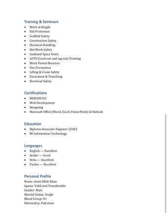 Riyadh, Job Seekers, Safety Officer / HSE Inspector &ndash; 6 Years Experience