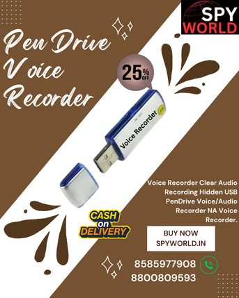 New Delhi, Electronics, INR 4000,  Low Priced USB Voice Recorder | Spyworld.in | USB Voice Recorder Shop