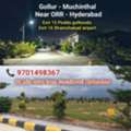 INR 28999,  238 Sq. Yard,  HMDA RERA Approved Gated Plots @Gollor Muchinthal | Book Now 9701498367
