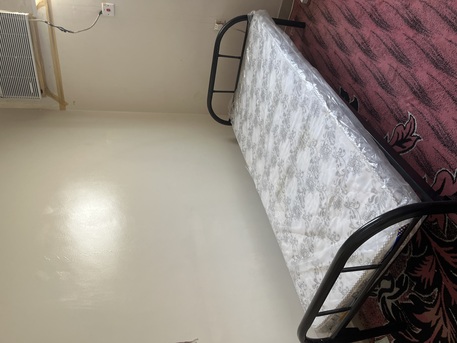 Al Wizarat, Furniture, SAR 170,  Single Size Bed (90 X X190) And Mattress For Sale