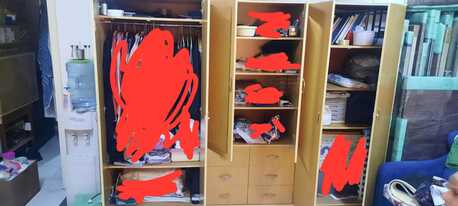 Al Aziziyah, Furniture, SAR 1000,  7 Seater Sofa + 6 Door Wardrobe