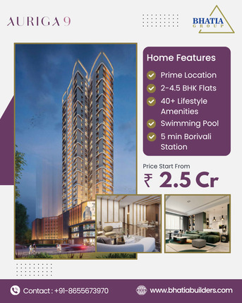 Mumbai, Real Estate, Auriga 9 In Borivali West | Rise Above Ordinary