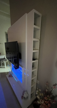 Riyadh, Furniture, SAR 450,  Vertical Wooden Tv Stand