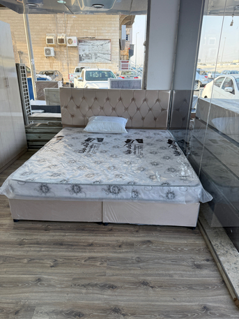 Al Mahjar, Furniture, SAR 1800,  💎 Luxury Bedroom Set &ndash; Bed With Mattress, Wardrobe, Dresser & Side Tables