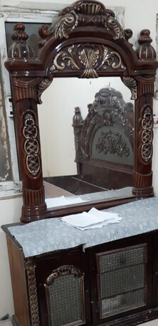 Jubail, Furniture, SAR 350,  Double Bed King Size And Dressing SET Very Good Condition