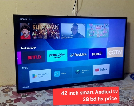 Manama, Electronics, BHD 38,  42 Inch Andiod Smart Tv 38 Bd Last Msg 3670 8372 Wts Ap No Call