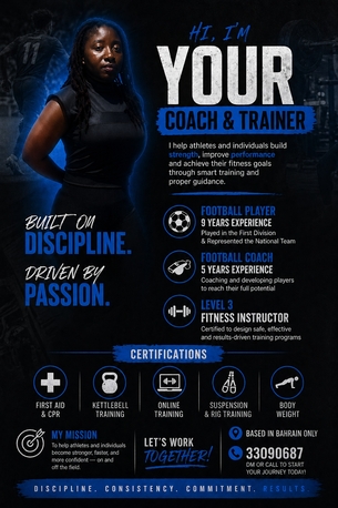 Manama, Job Seekers, Personal Trainer Or Fitness Instructor (strength And Conditioning)