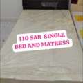 SAR 80,  SINGLE BED ROOM SET WITH MATTRESS