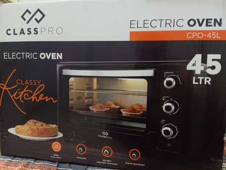 Jubail, Electronics, SAR 250,  ClassPro, Electric Oven, 45L, Stainless Steel ( Used One Time Only )
