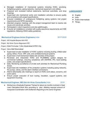 Al Khobar Al Shamalia, Job Seekers, Mechanical Engineer