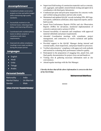 Riyadh, Job Seekers, Civil QC Inspector