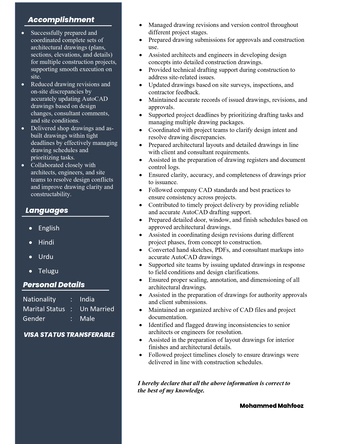 Riyadh, Job Seekers, Autocad Draftsman