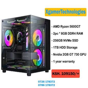 Nairobi, Electronics, KES 109150,  Awesome Ryzen 5 Custom Build PC With 16GB RAM