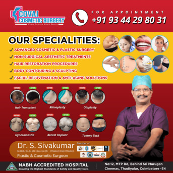 Coimbatore, Health, Plastic Surgeon Coimbatore| Cosmetic Surgery In Coimbatore