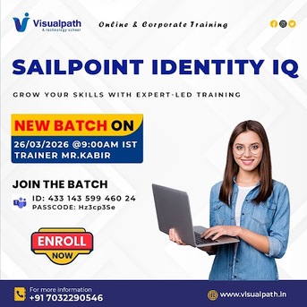 Hyderabad, Lessons Offered, Join Our SailPoint IdentityIQ New Batch Starting March 26
