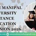 Sikkim Manipal University Distance Education Admission 2026