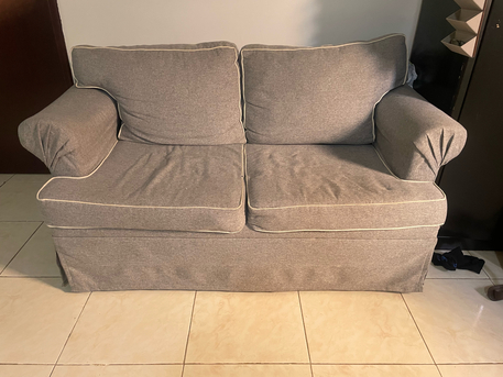 Jubail, Furniture, SAR 150,  Comfortable 2-Seater Sofa / Couch &ndash; Good Condition