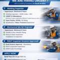 Hiring Now: Welding Inspector, QA/QC Engineer, PWHT Inspector &ndash; KSA