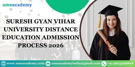 Jaipur, Lessons Offered, Suresh Gyan Vihar University Distance Education Admission Process 2026