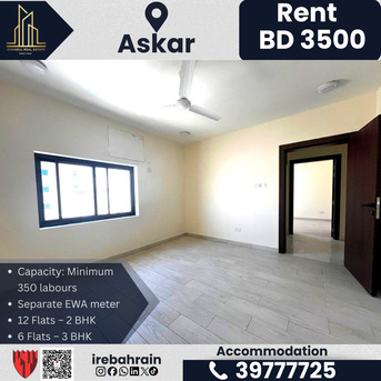 Asker, Staff Accomodation, BHD 3500,  Staff Accommodation For Rent &ndash; Askar (Near ALBA)