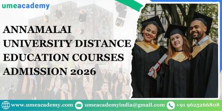 Chennai, Lessons Offered, Annamalai University Distance Education Courses Admission 2026