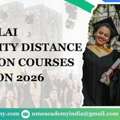 Annamalai University Distance Education Courses Admission 2026