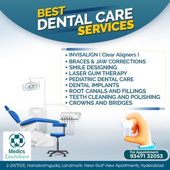 Hyderabad, Dental, Invisalign Hospital In Nanakramguda | Medics Dental