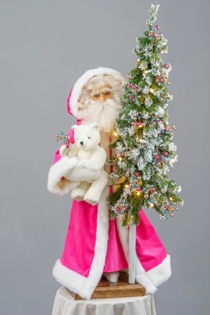 New York, Collectibles, USD 559,  Buy Luxury Santa Statues For Coastal Christmas Decor At A Coastal Christmas
