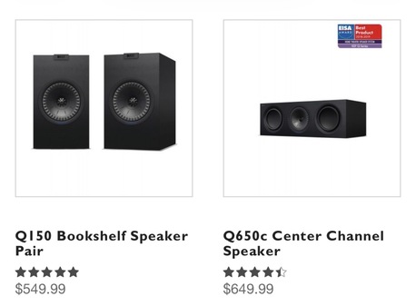 Manama, Home Audio, BHD 80,  KEF Q150 Bookshelf Speakers (Pair)