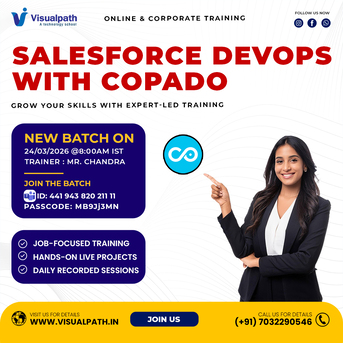 Hyderabad, Lessons Offered, Salesforce DevOps With Copado &ndash; New Batch | Visualpath