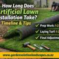How Long Does Artificial Lawn Installation Take? Timeline & Tips