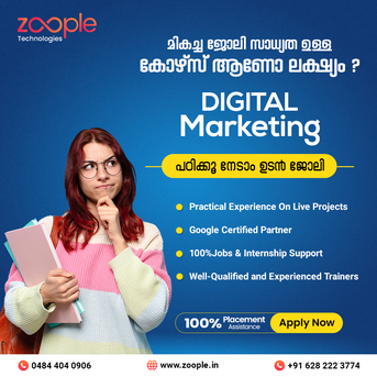 Cochin, Lessons Offered, Digital Marketing Training In Kerala &ndash; Learn With Zoople Technologies