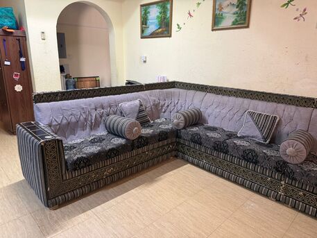 Al Rakah Al Shamaliyah, Furniture, SAR 400,  Urgent Sale, L Shape 7 Seater Sofa For Sale