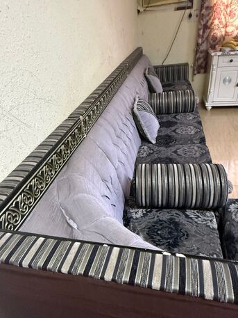 Al Rakah Al Shamaliyah, Furniture, SAR 400,  Urgent Sale, L Shape 7 Seater Sofa For Sale
