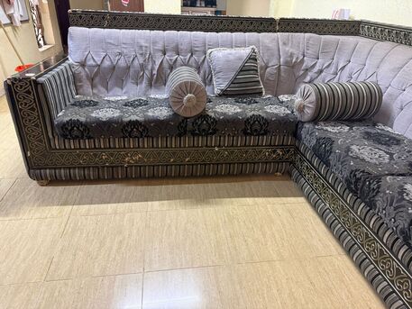 Al Rakah Al Shamaliyah, Furniture, SAR 400,  Urgent Sale, L Shape 7 Seater Sofa For Sale