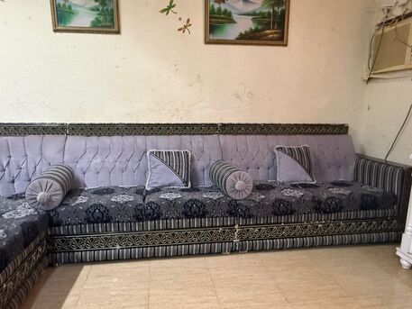 Al Rakah Al Shamaliyah, Furniture, SAR 400,  Urgent Sale, L Shape 7 Seater Sofa For Sale