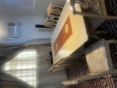 Al Nuzha, Furniture, SAR 1700,  8 Chairs Dining Table And Cabinet