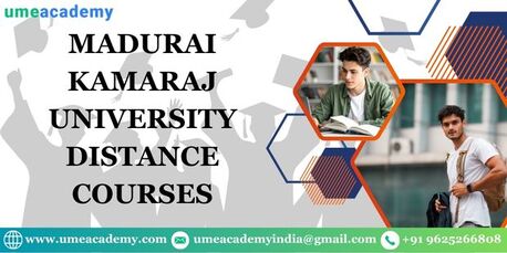 Madurai, Lessons Offered, Madurai Kamaraj University Distance Education Admission 2026