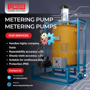 Mumbai, Machinery, Metering Pump And Metering Pumps| Unique Dosing