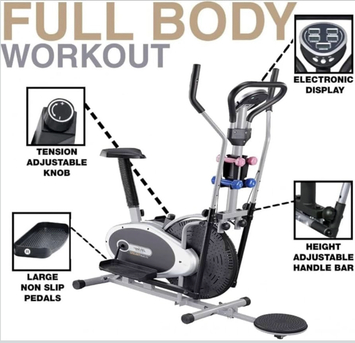 Jeddah, Sporting Goods, SAR 600,  Urgent Sale Like-New(Only 2 Months Use)Exercise Bike & Elliptical + Tools - Ready To Use!