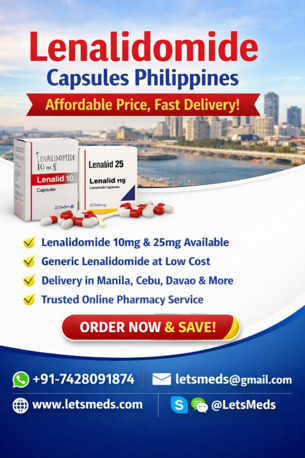 Davao City, Health & Beauty Items, PHP 1,  Lenalidomide Capsules Delivery In Cebu And Davao