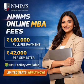 Pune, Education, NMIMS Online MBA Fees 2026 | Complete Fee Structure & EMI Options